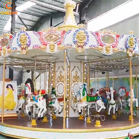 Electric Merry Go Round Children Amusement Park Mini Small Carousel for Sale