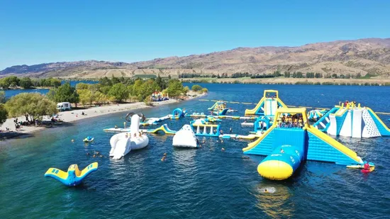 200 Persons Inflatable Water Park Floating Water Park Aqua Sports Equipment for Lake